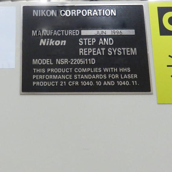 Nikon NSR 2205 i 11 D i-Line Stepper