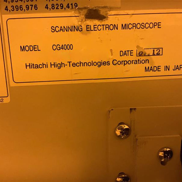 Hitachi CG 4000 CD-SEM (Critical Dimension Scanning Electron Microscope)