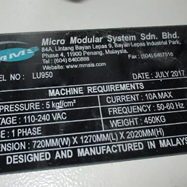 Micro Modular System LU 950 Loader