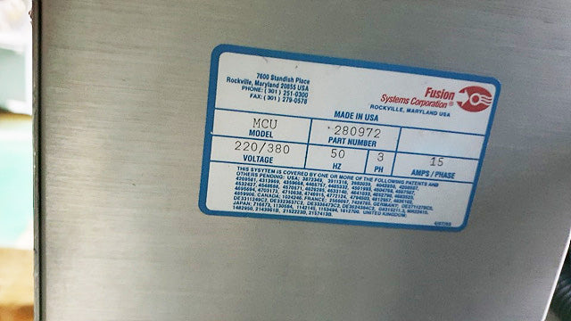 Axcelis 200 MCU Exposure System