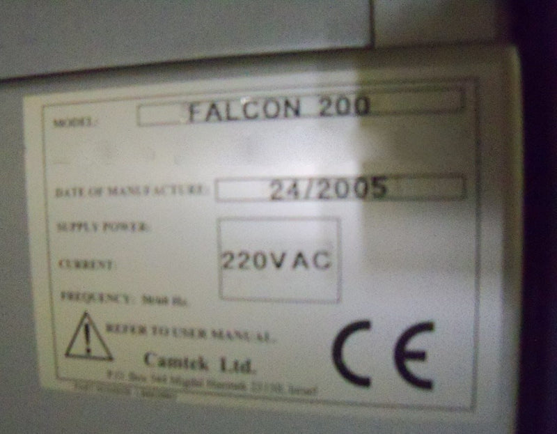 Camtek Falcon 200 S Optical Wafer Inspection System
