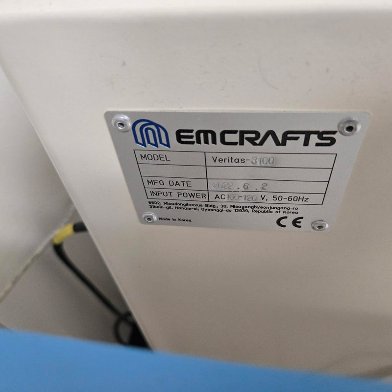 Emcrafts Veritas 3100 SEM (Scanning Electron Microscope)