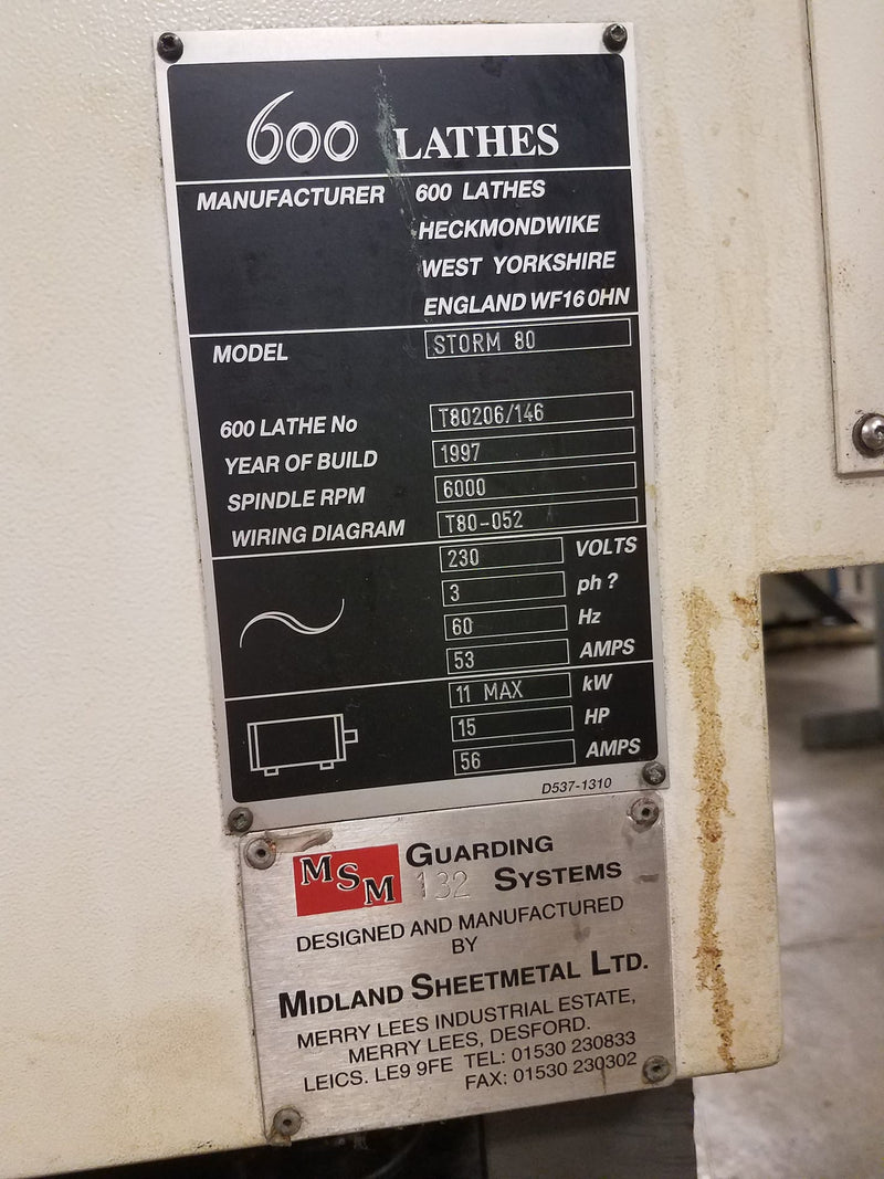 Clausing Storm 80 CNC Lathe