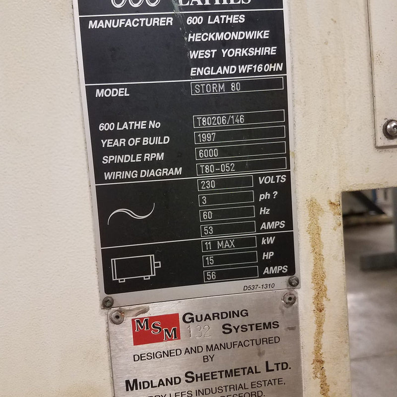 Clausing Storm 80 CNC Lathe