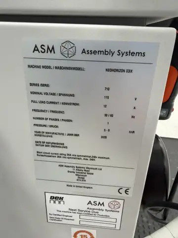 Dek NeoHorizon 03 ix Screen Printer