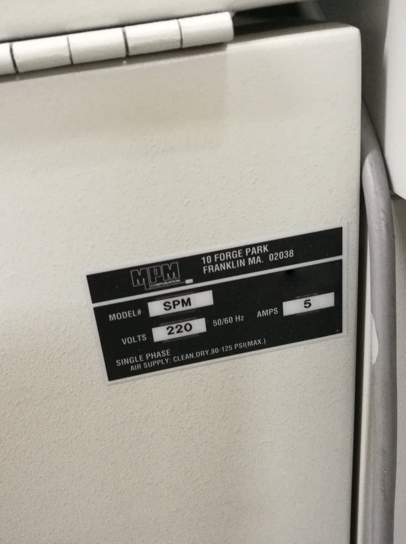 Speedline / MPM SPM Screen Printer