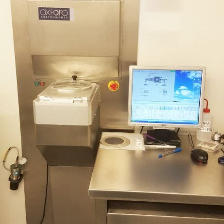 Oxford Plasmalab 100 ICP-RIE (Inductively Coupled Plasma - Reactive lon Etch)