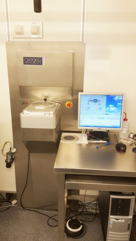 Oxford Plasmalab 100 ICP-RIE (Inductively Coupled Plasma - Reactive lon Etch)