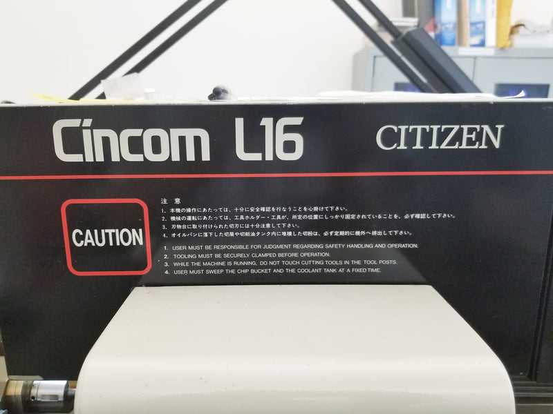 Citizen L 16 CNC