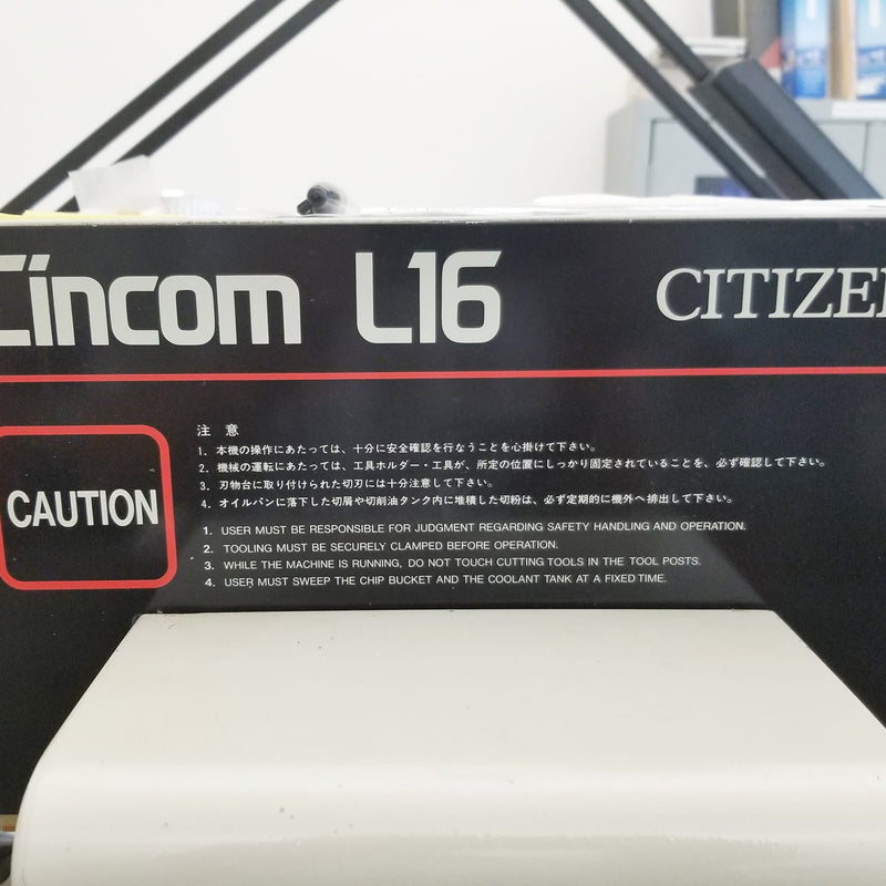 Citizen L 16 CNC