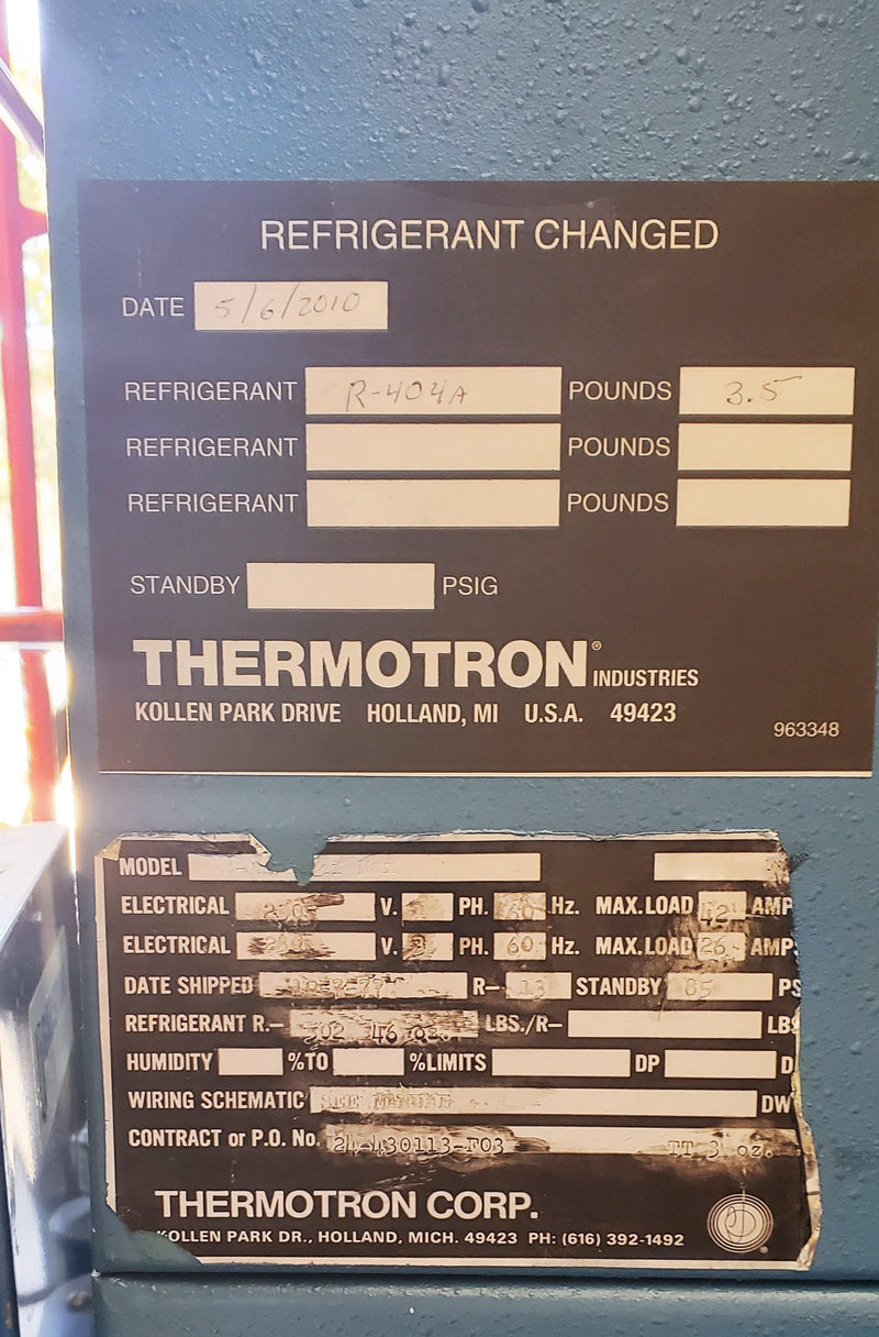 Thermotron Chamber