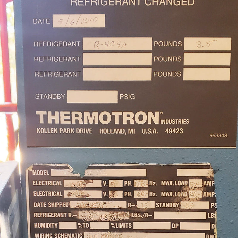 Thermotron Chamber