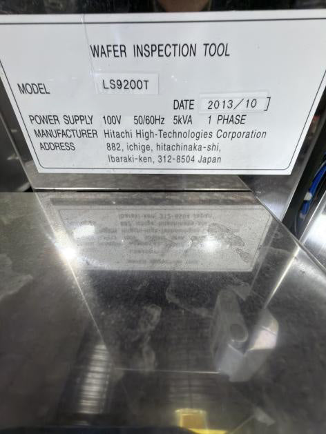 Hitachi LS 9200 T Surface Particle Measurement