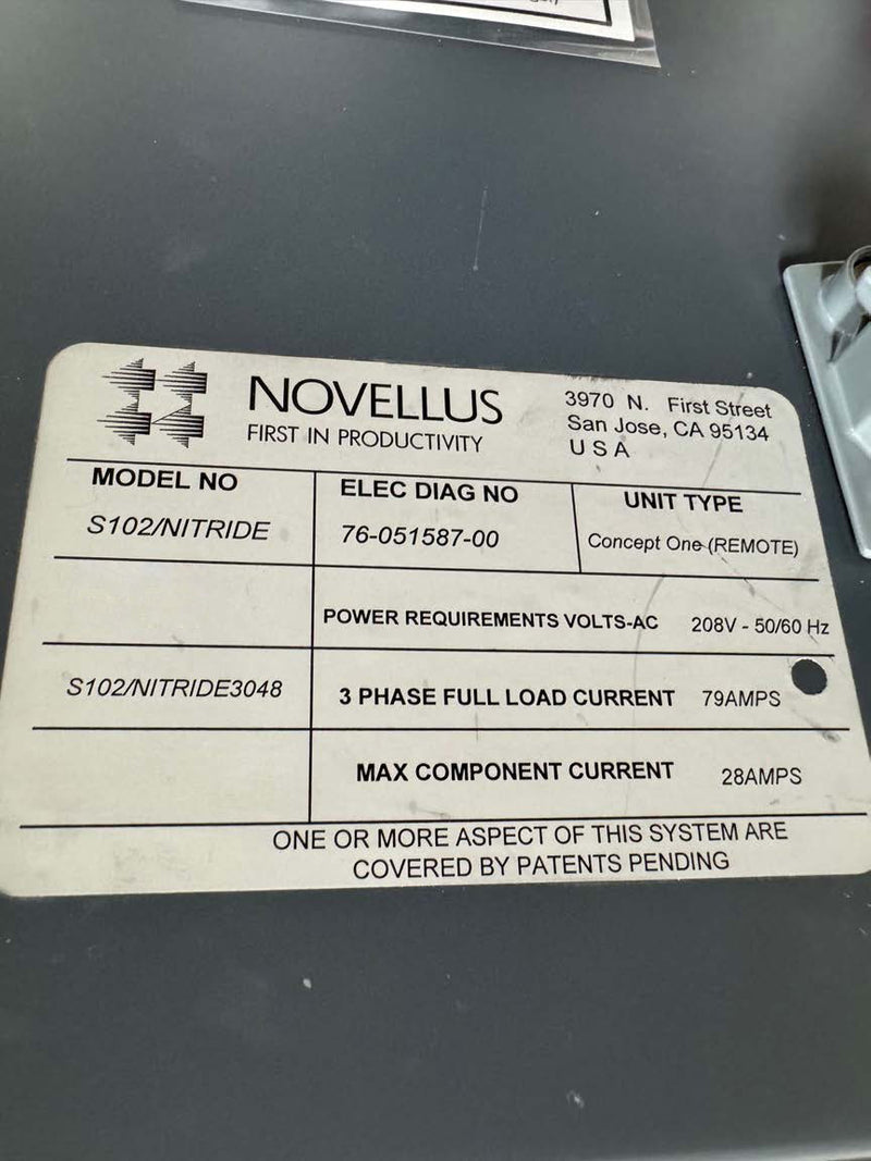 Lam / Novellus Concept One CVD (Chemical Vapor Deposition)