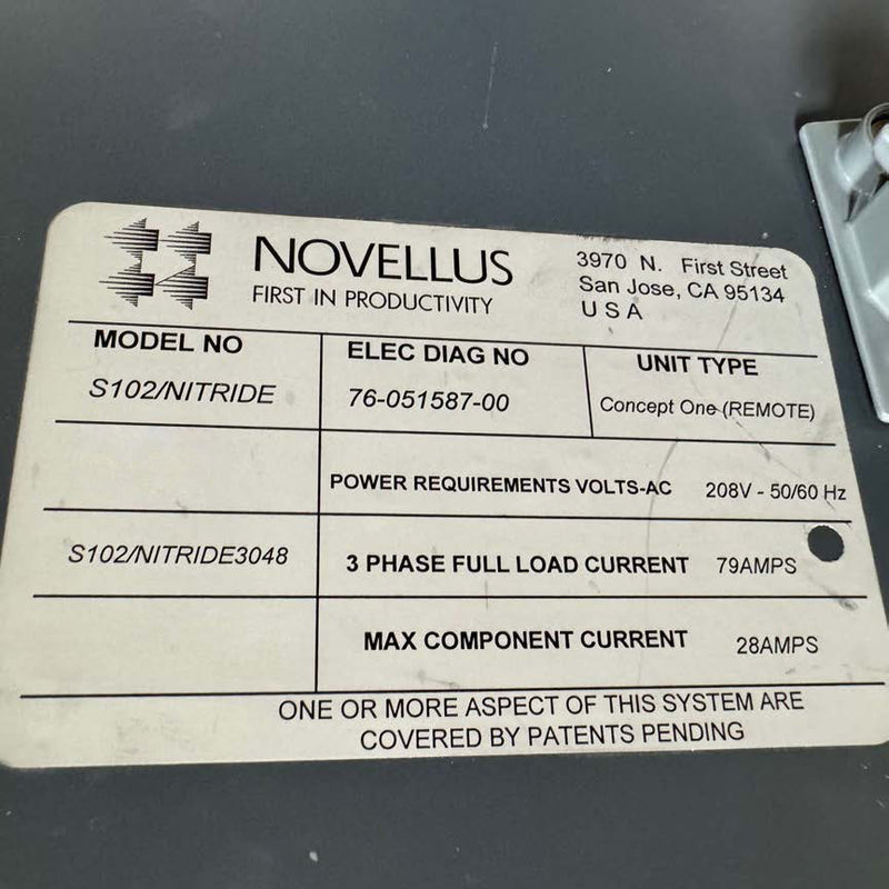 Lam / Novellus Concept One CVD (Chemical Vapor Deposition)