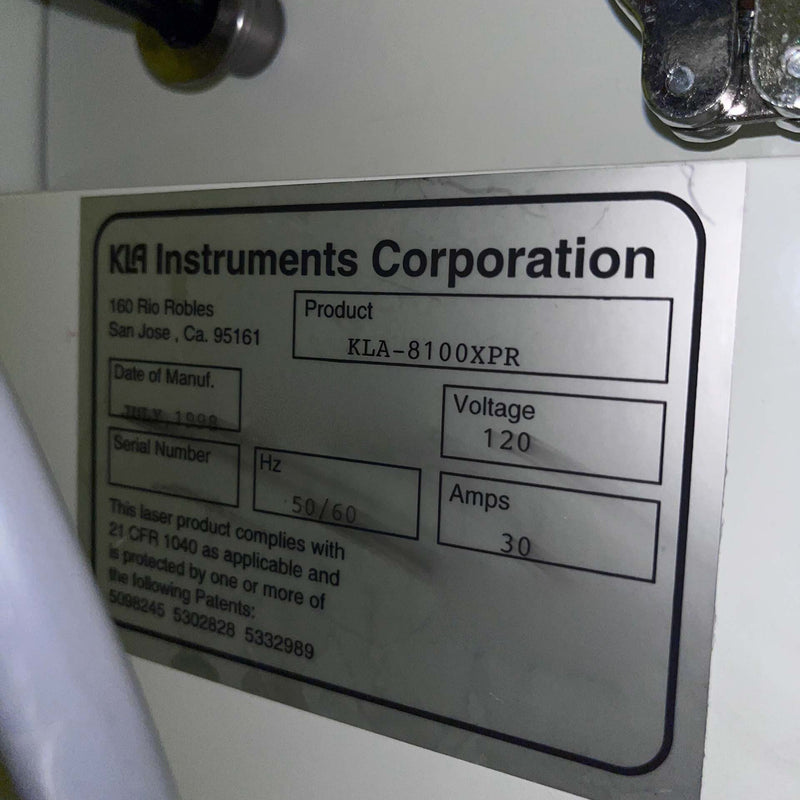 KLA 8100 XP CD-SEM (Critical Dimension Scanning Electron Microscope)