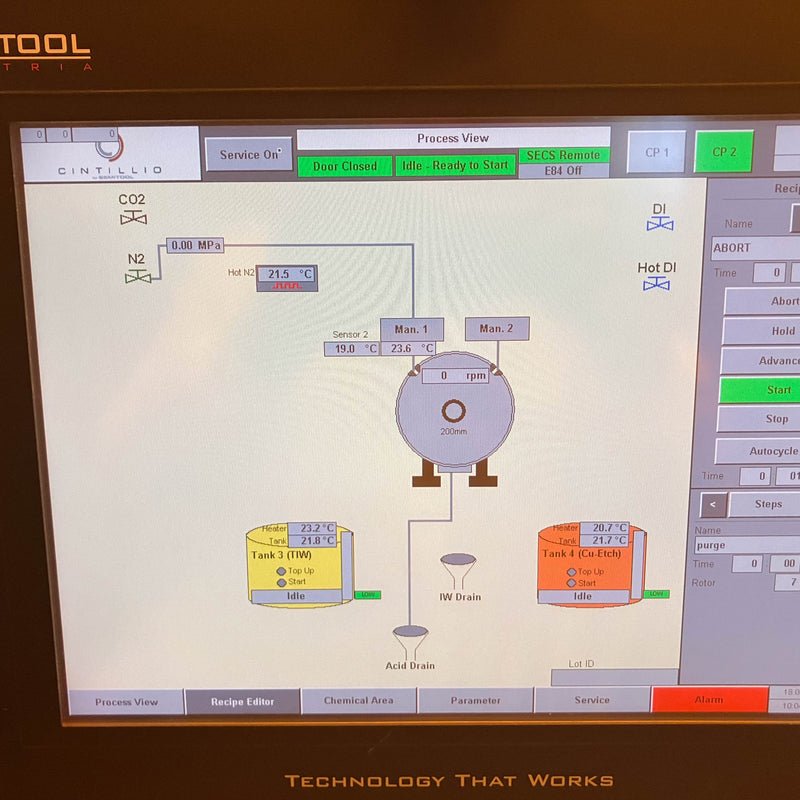 Semitool Cintillio SAT (Spray Acid Tool)