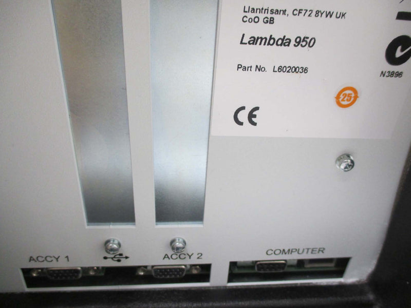 Perkin Elmer Lambda 950 UV-VIS-NIR Spectrophotometer (Ultra Violet Visible Near Infrared)