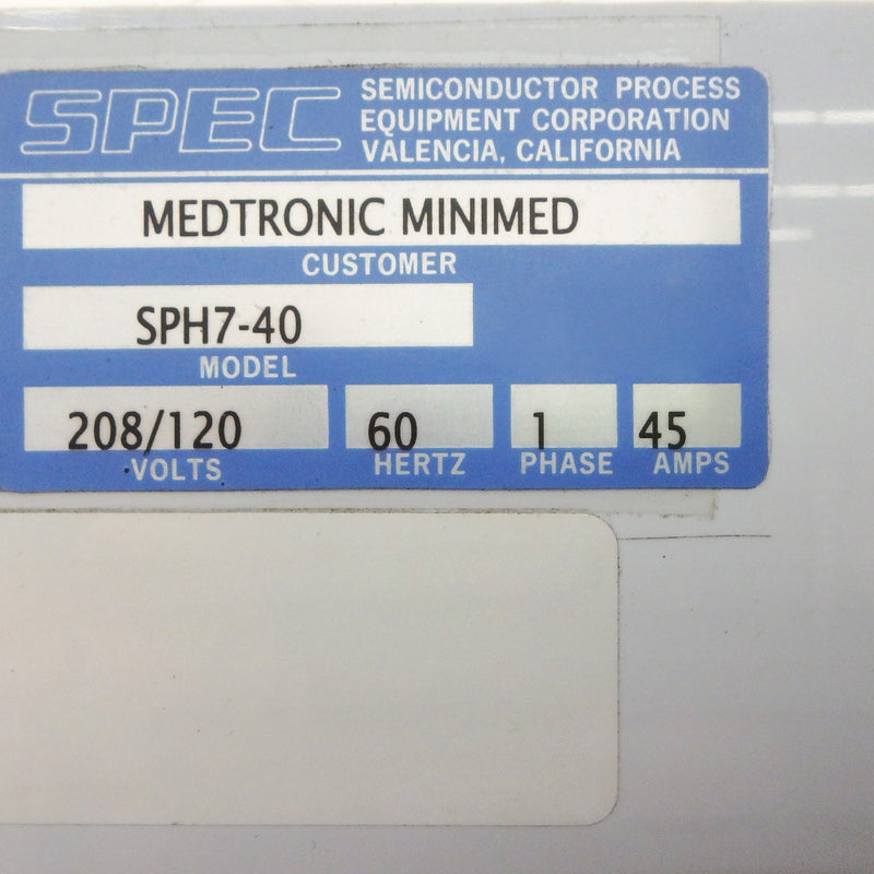 Spec SPH 7 40 CVD (Chemical Vapor Deposition)