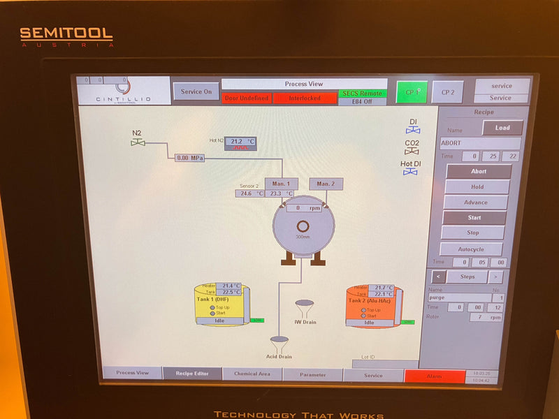 Semitool Cintillio SAT (Spray Acid Tool)