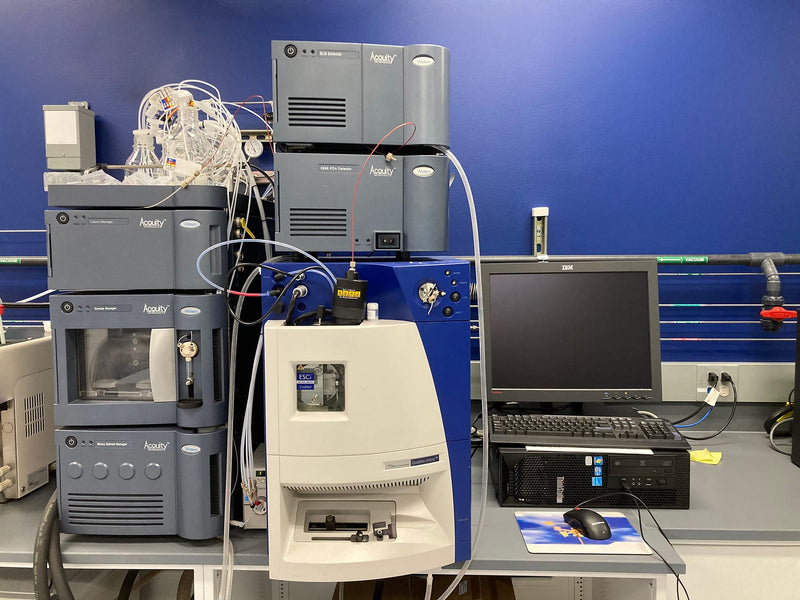 Waters Quattro LC-MS-MS (Liquid Chromatography–Tandem Mass Spectrometry)
