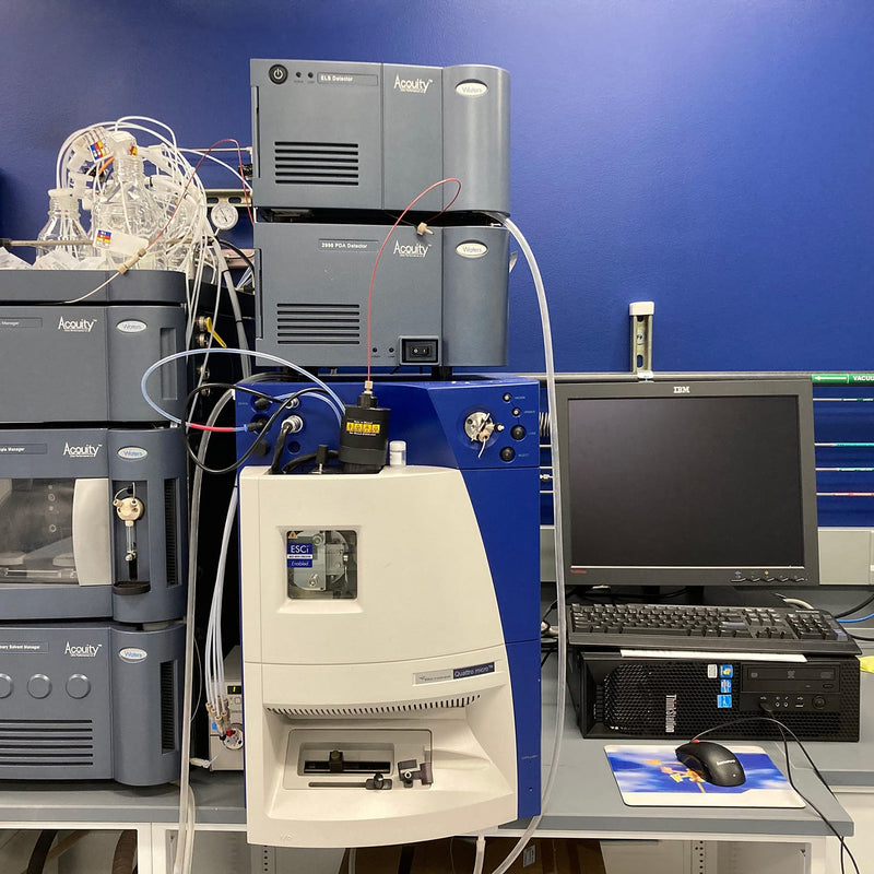 Waters Quattro LC-MS-MS (Liquid Chromatography–Tandem Mass Spectrometry)