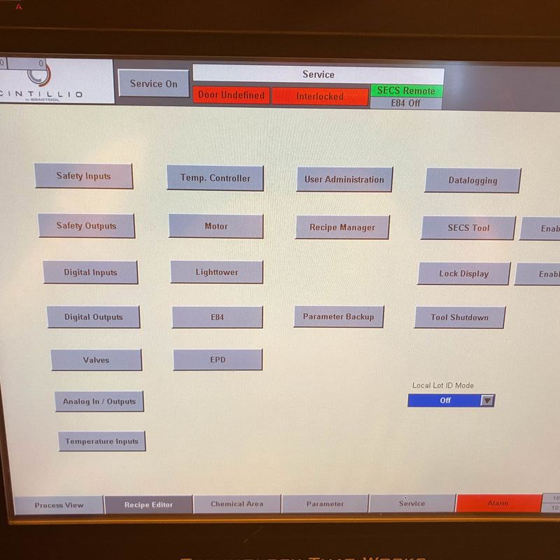 Semitool Cintillio SAT (Spray Acid Tool)