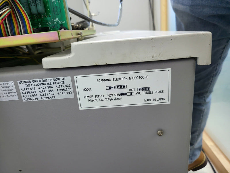 Hitachi S 4700 II SEM (Scanning Electron Microscope)