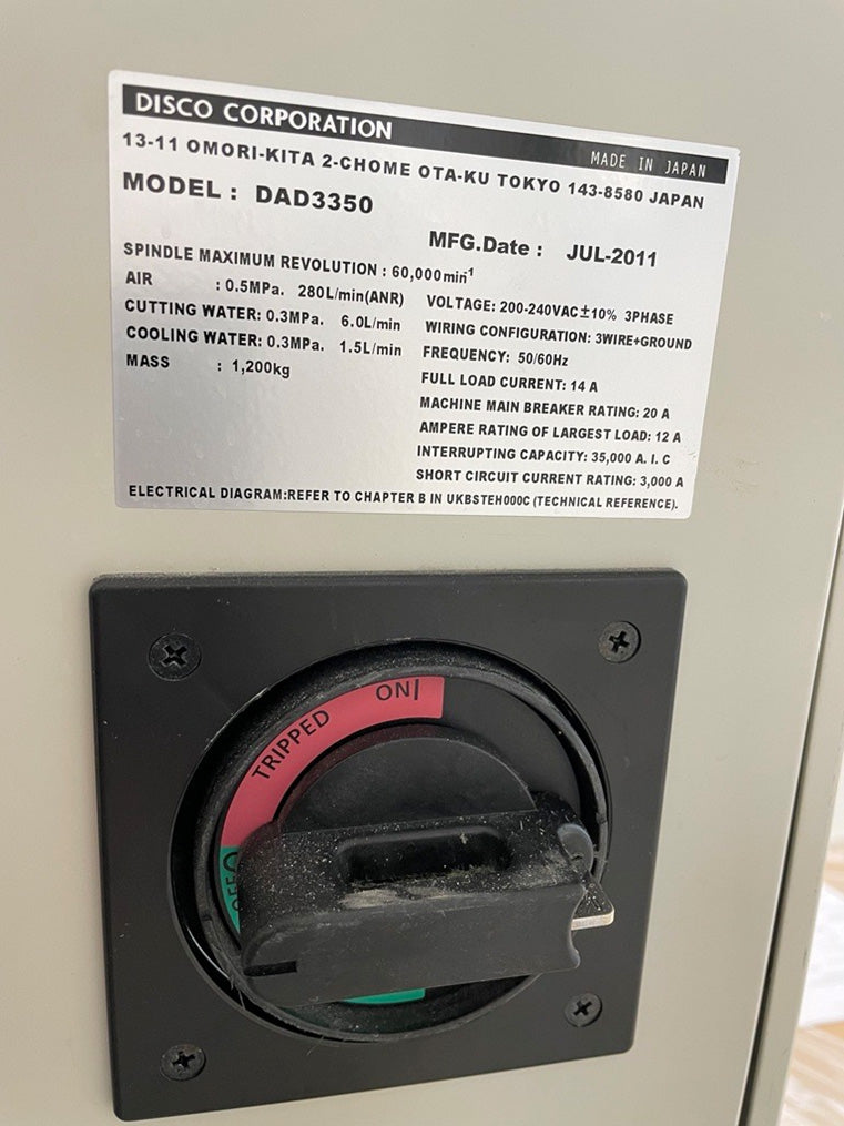 Disco DAD 3350 Automatic Dicing Saw