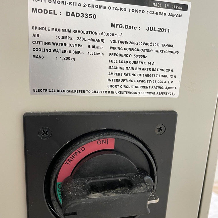 Disco DAD 3350 Automatic Dicing Saw