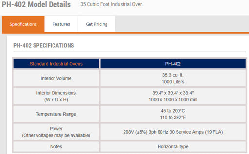 ESPEC PH 402 Environmental Chamber