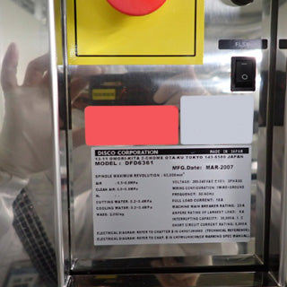 Disco DFD 6361 Automatic Dicing Saw