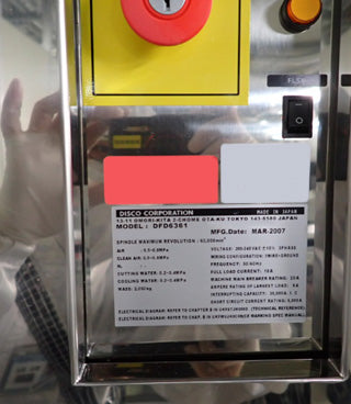 Disco DFD 6361 Automatic Dicing Saw