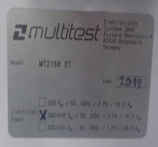 Multitest MT 2168 XT Handler