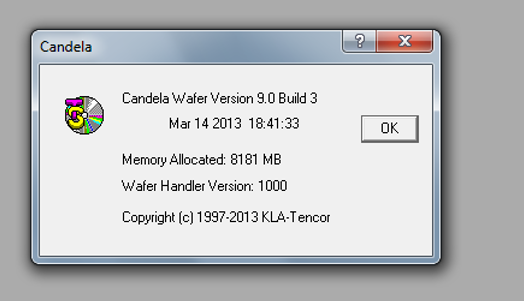 KLA Candela 8620 Wafer Inspection System