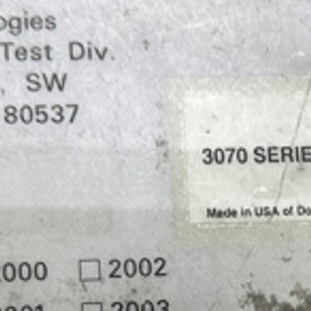 Keysight / Agilent 3070 Series 3 ICT (In Circuit Tester)