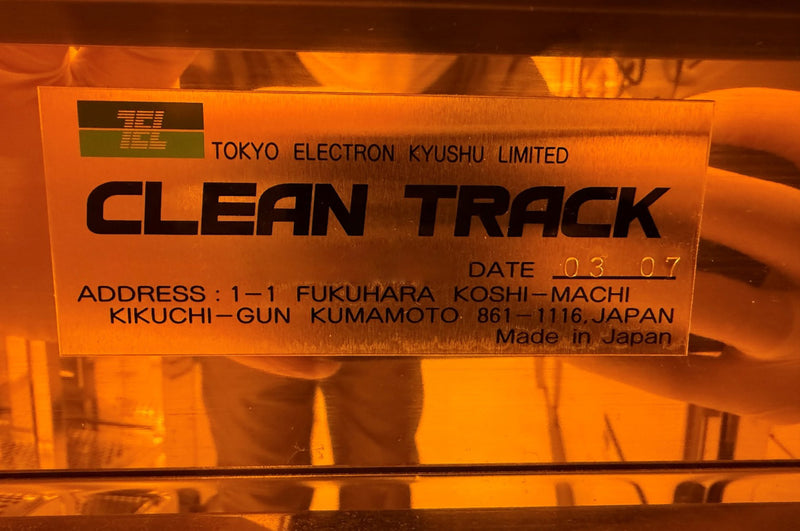 Tel Clean Track Act 8 Coater / Developer
