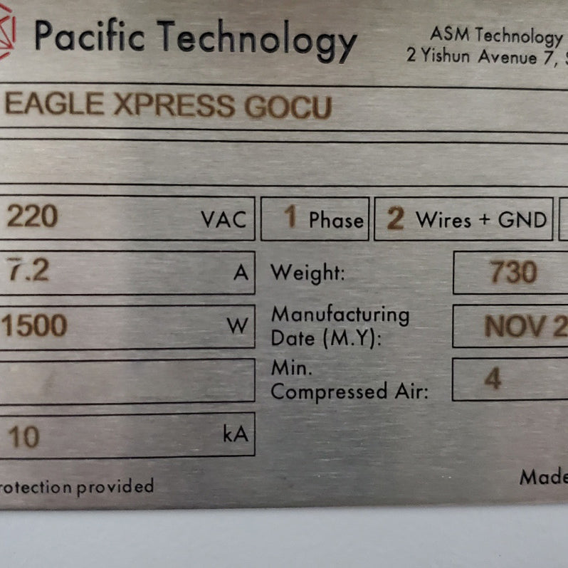 ASM Eagle Express GoCu Wire Bonder