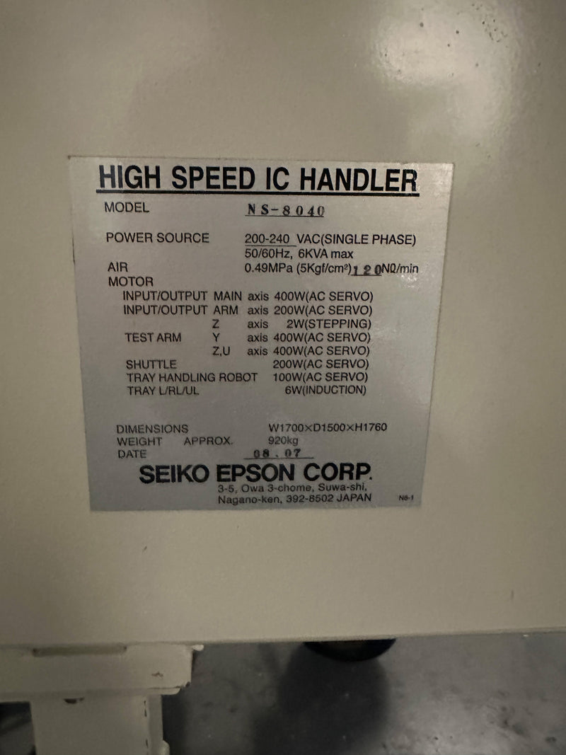 Seiko / Epson NS 8040 Handler