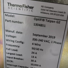 Thermo Fisher Scientific / FEI OptiFIB Taipan G 2 FIB (Focused Ion Beam)
