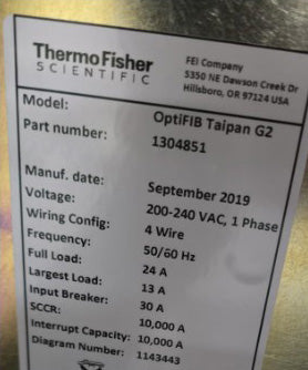 Thermo Fisher Scientific / FEI OptiFIB Taipan G 2 FIB (Focused Ion Beam)