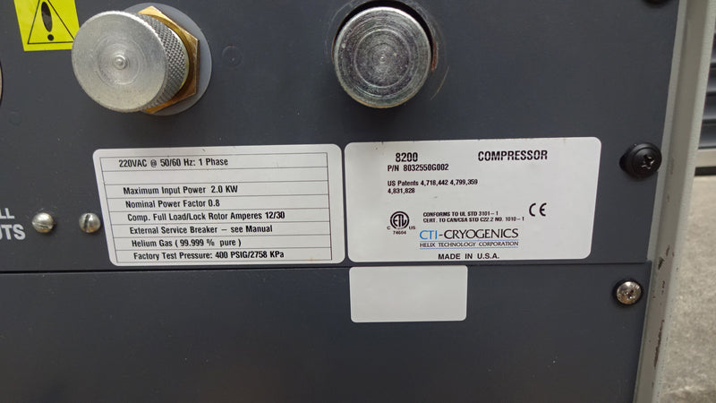 CTI 8200 Compressor