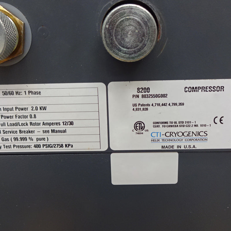 CTI 8200 Compressor