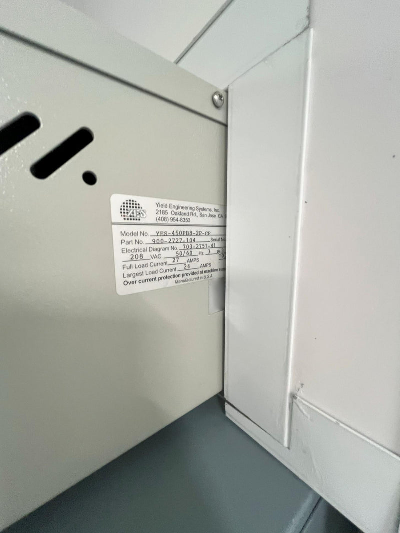 Yes 450 PB 8-2 P-CP Cure Oven