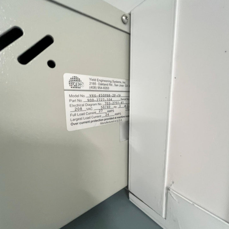Yes 450 PB 8-2 P-CP Cure Oven