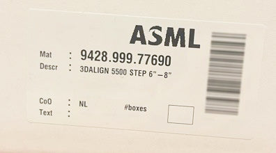 ASML 9428.999.77690 / 9428.999.78440 Components