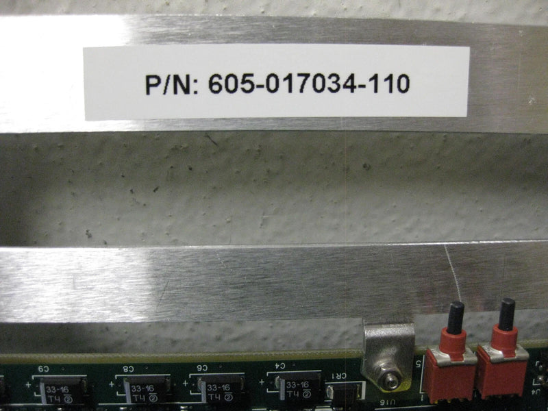 Lam P/N: 605-017034-110 CPU, VME, Processor
