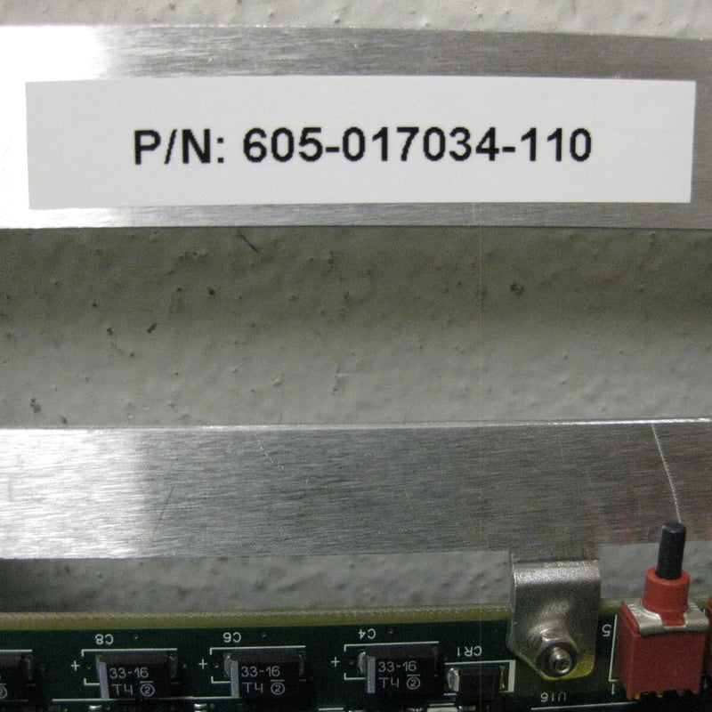 Lam P/N: 605-017034-110 CPU, VME, Processor
