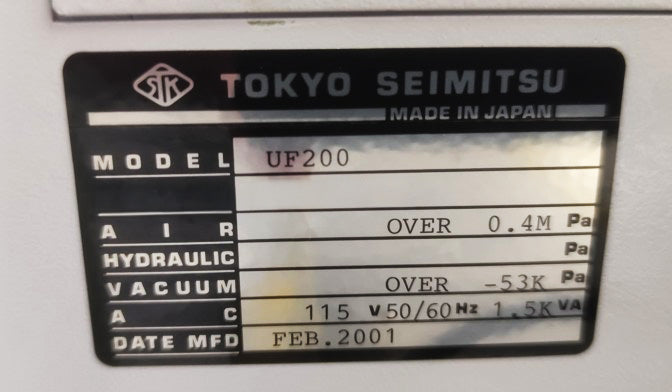 Accretech / TSK UF 200 F Prober