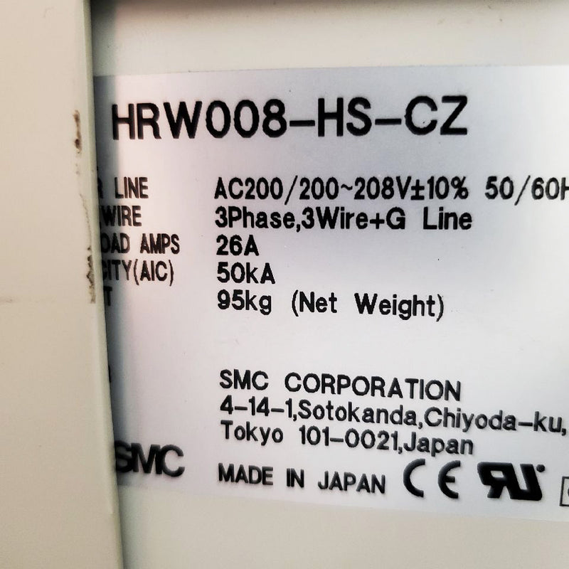 SMC HRW 008 HS CZ Thermo Chiller